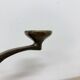 Brutalist bronze candle stick by Michael Harjes , 1970s
