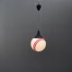 Hanging Pendant Lamp with Round Glass Shade