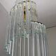 Pia Guidetti Crippa Mid-Century Modern Italian Murano Chandelier for Lumi