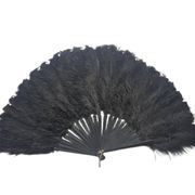 Art Deco Polish Austria feather fan, 1920s