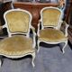 Paire de fauteuils cabriolet louis xv