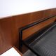 Two-person bed Japanese series Cees Braakman Pastoe and Auping with bedside table.