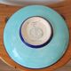 Numbered hollow dish in Longwy emaux.