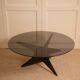 Patinated iron coffee table - France 1960s