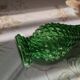 Vase with green spikes from Italy, vintage 60s