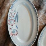 2 antique Saint Amand dishes