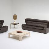 three-seat sofa model Pasha, manufactured in the 1970s by Durlet, Belgium.