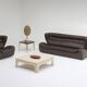 three-seat sofa model Pasha, manufactured in the 1970s by Durlet, Belgium.