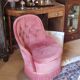 Pink toad armchair
