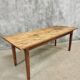 Antique Farmhouse Table French Dining Table in Chestnut Wood 80x200