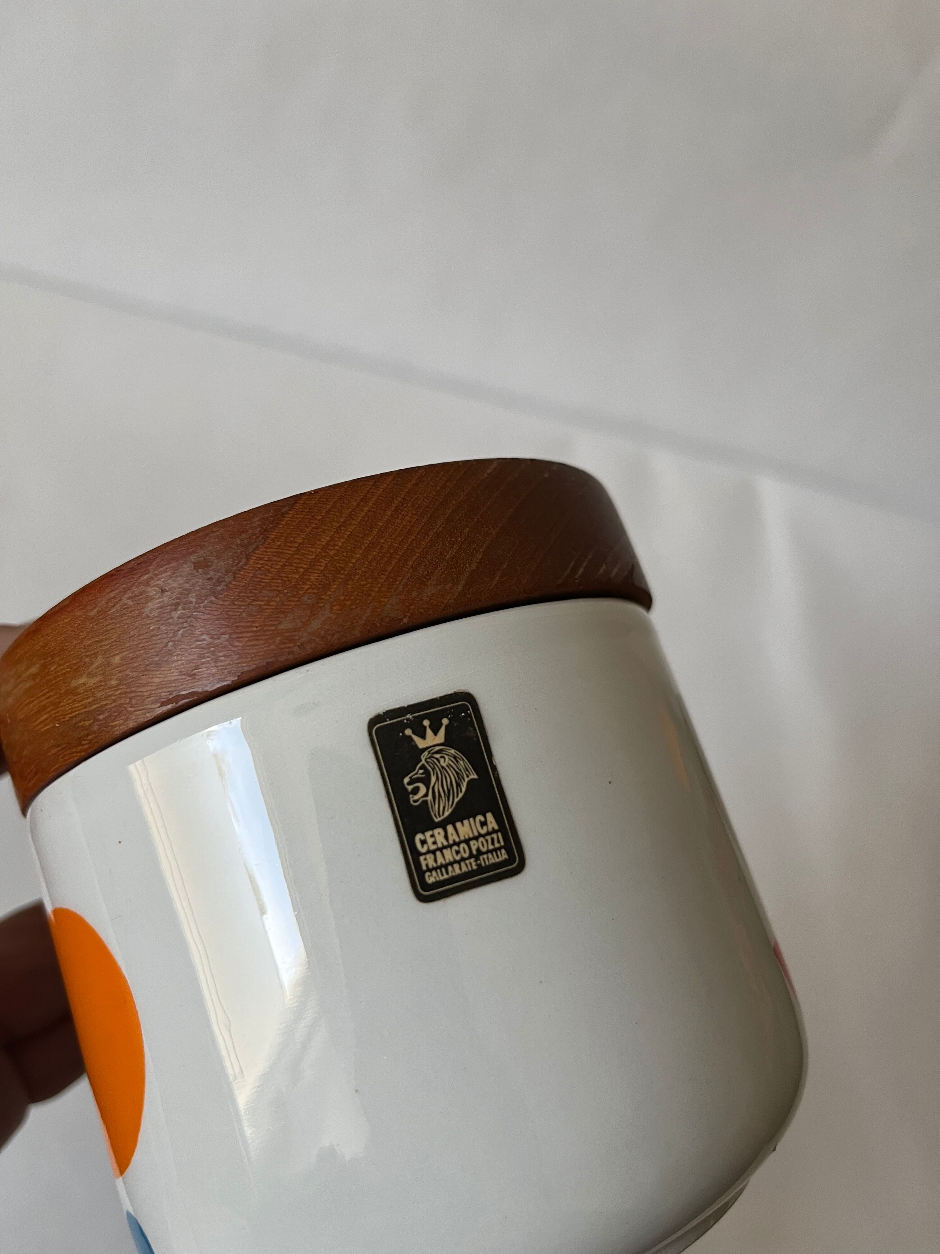 Vintage Franco Pozzi ceramic pot