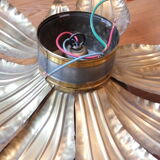 Brass flower applique