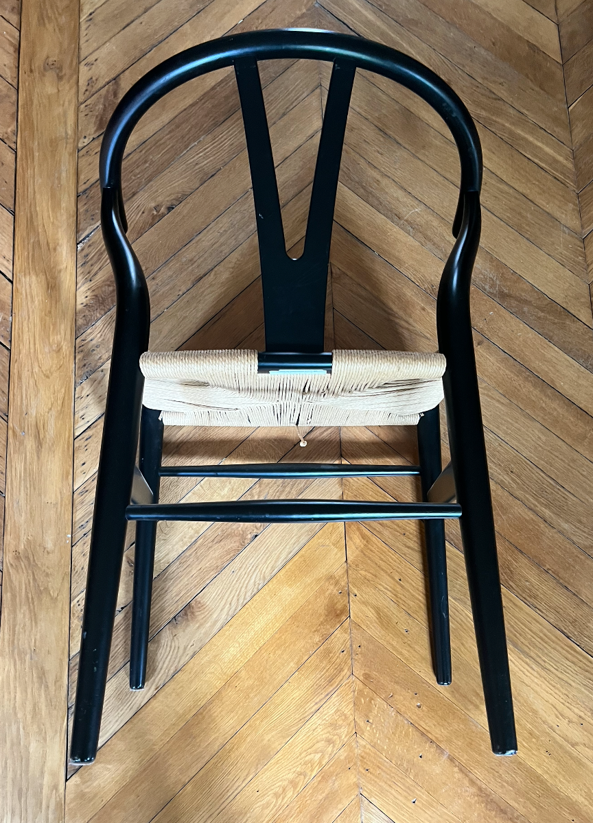 Set of 4 CH24 Wishbone chairs by Hans Wegner for Carl Hansen.