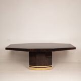 Table à manger Mod. 2007D par Willy Rizzo & Nucci Valsecchi pour Aldo Tura, 1970