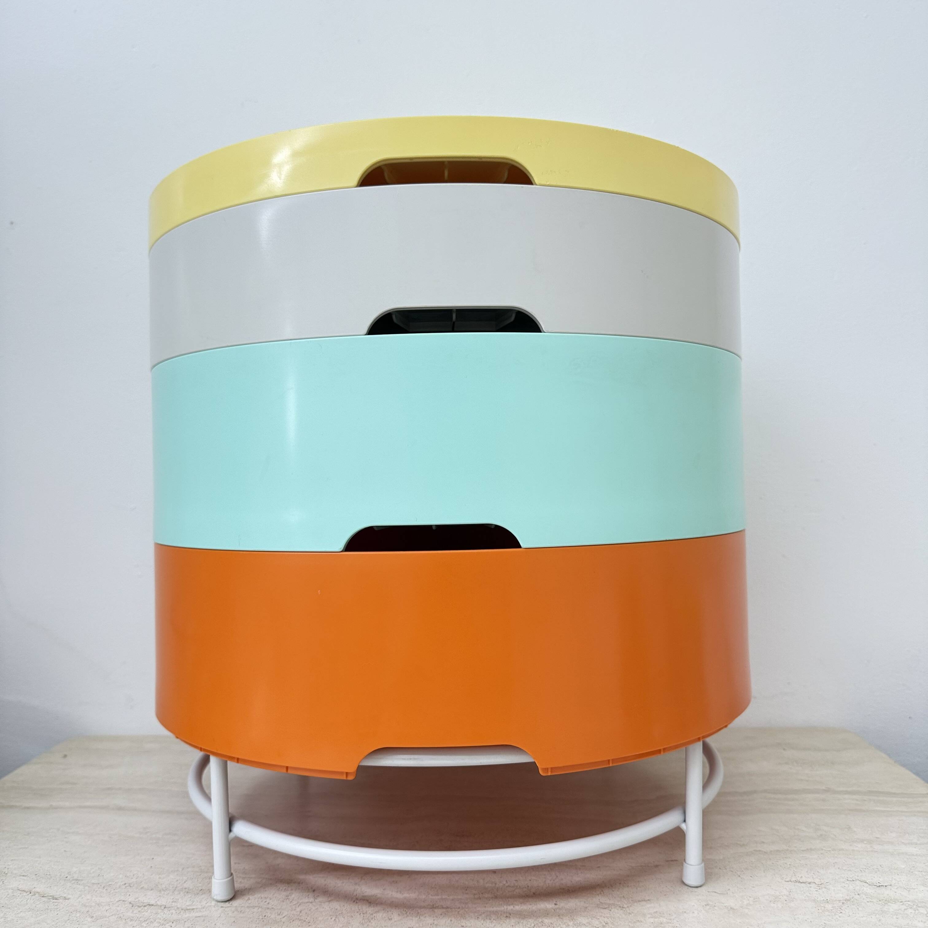 Vintage Ikea modulair side table by Richards Brill en A. Williams