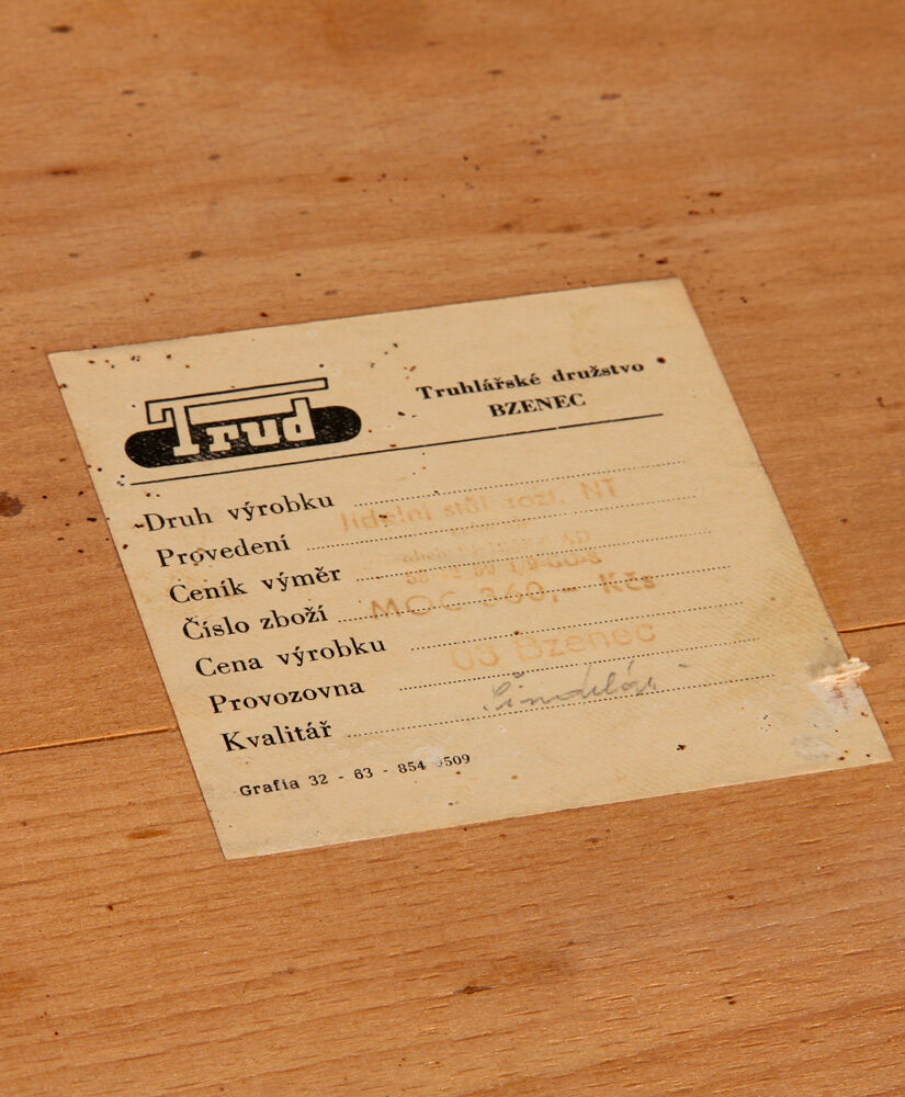 Vintage dining table, Czech-made, 1960