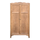 Parisian wardrobe, art deco raw wood wardrobe, 1930