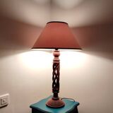 Rosewood twisted lamp