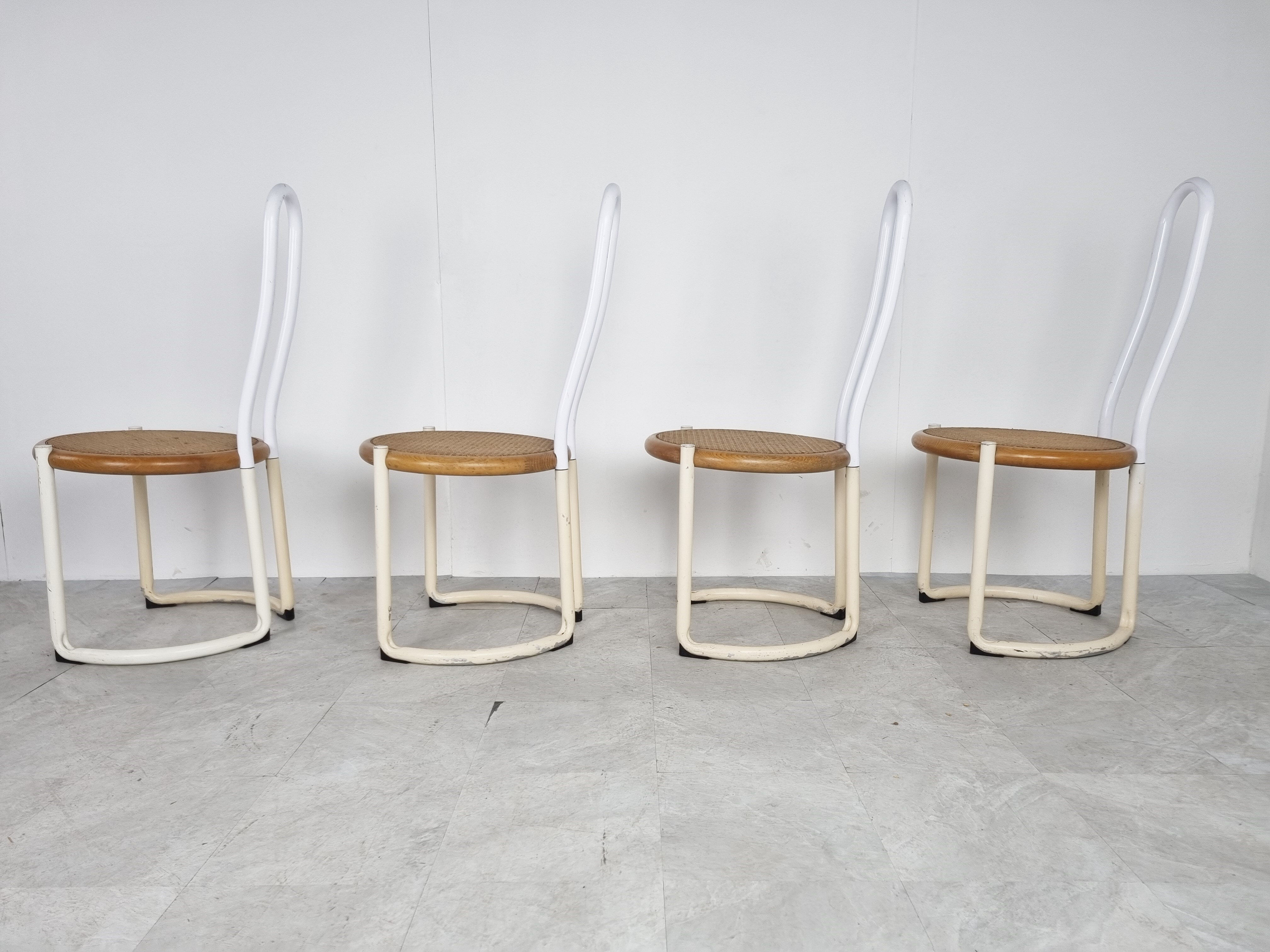 Vintage postmodern dining chairs, 1960s