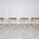 Vintage postmodern dining chairs, 1960s
