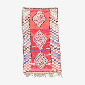 Tapis Berbere Boucherouite 85x205 Cm