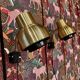 Set of 4 modular wall lights Scandinavian design 1950.