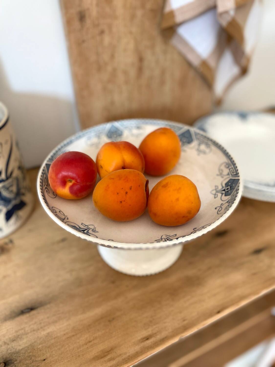 Earthenware fruit bowl, Terre de fer