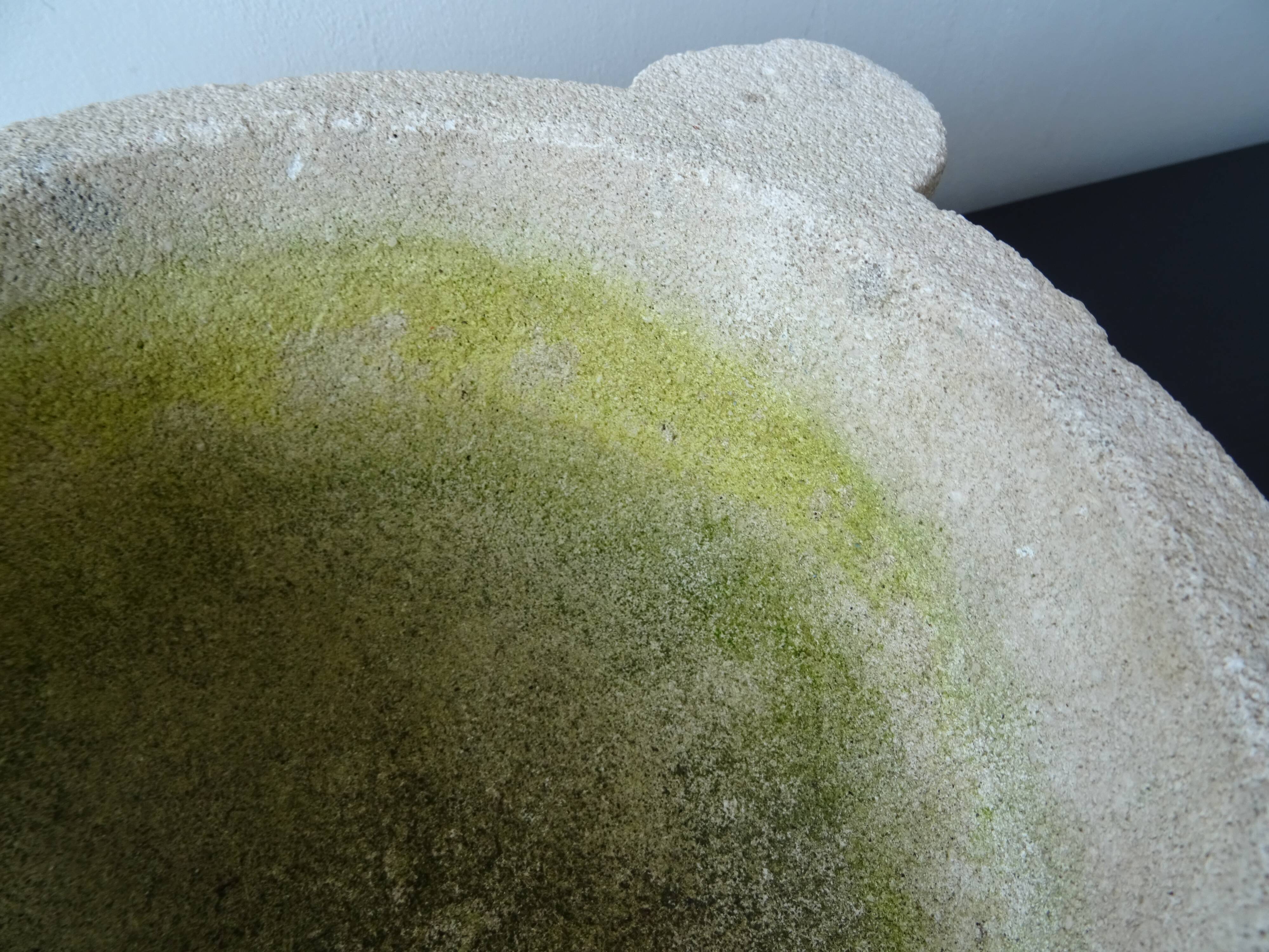 Old Provencal stone mortar