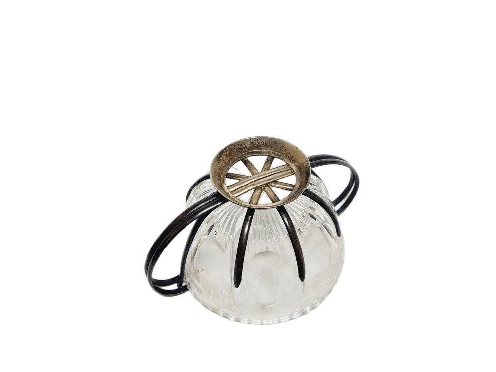 Art Deco sugar bowl from Hefra, Poland, 1970s