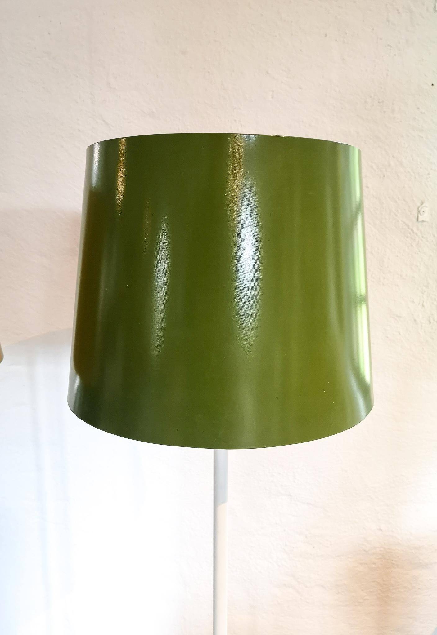 Scandinavian pair of Luxus floor lamps, Sweden, 1970s.