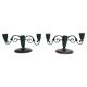 Pair of rare decorative bronze candelabra, Danish Grace 1920s/30s