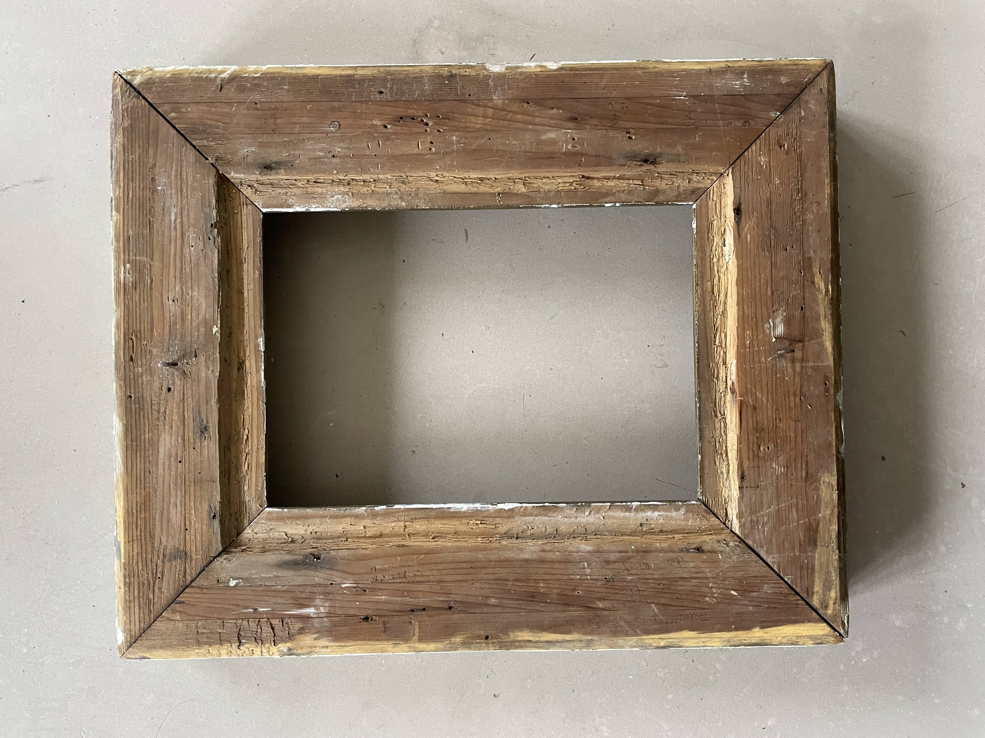 Cadre doré ancien épais 39x48cm
