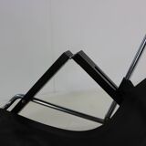 Seventies leather grasshopper lounge object by Sonja Wasseur