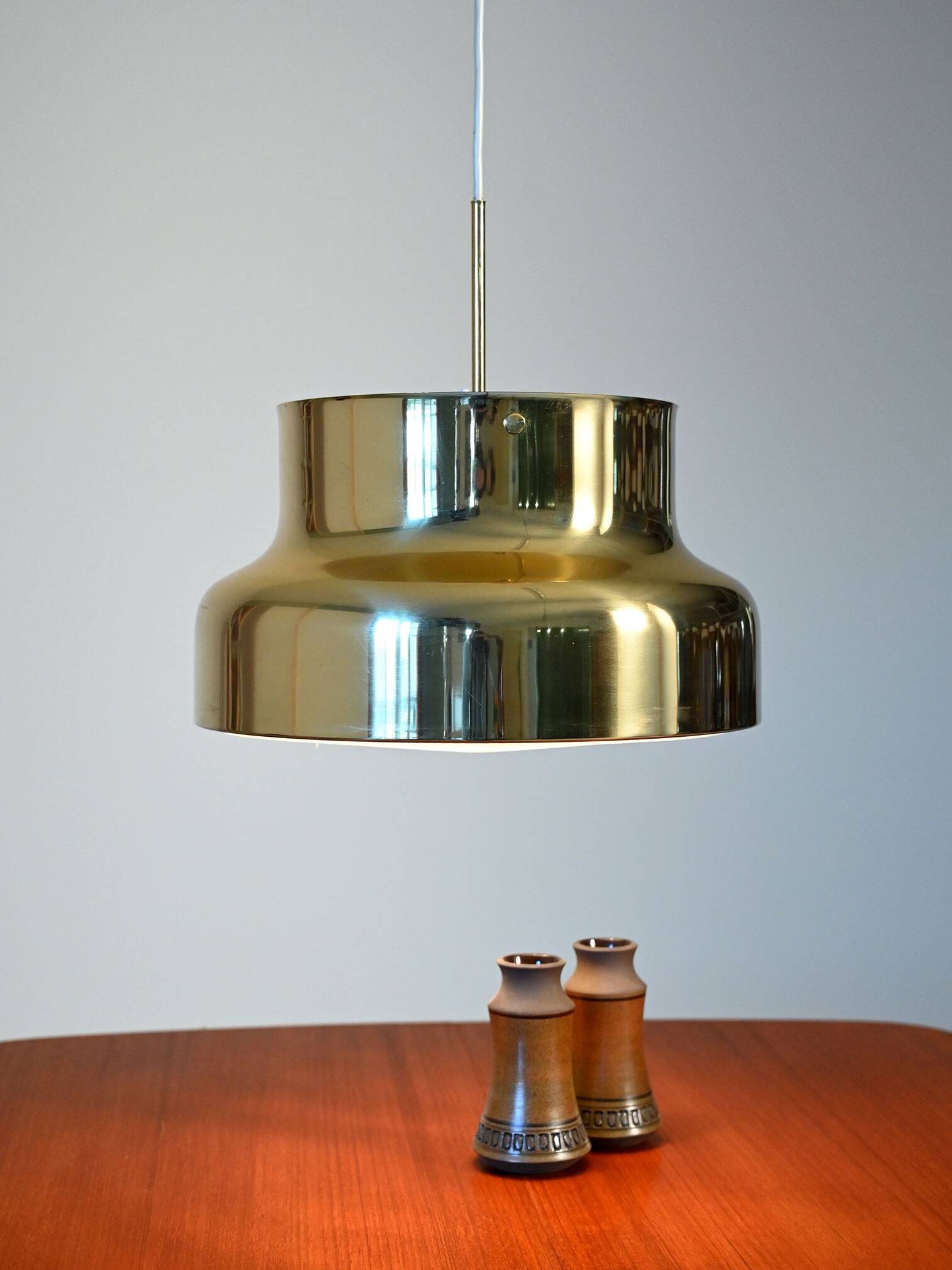 Bumling brass pendant lamp by Anders Pehrson