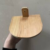 Small wall-mounted wooden shelf