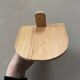 Small wall-mounted wooden shelf