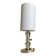Vintage lamp in crystal and chrome French manufacture PL Shade