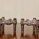 Pair of Vintage Brutalist Style Candle Holder by Stoff Nagel