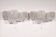J.T. Kalmar Midcentury Ice Glass Wall Sconces Austria 1960