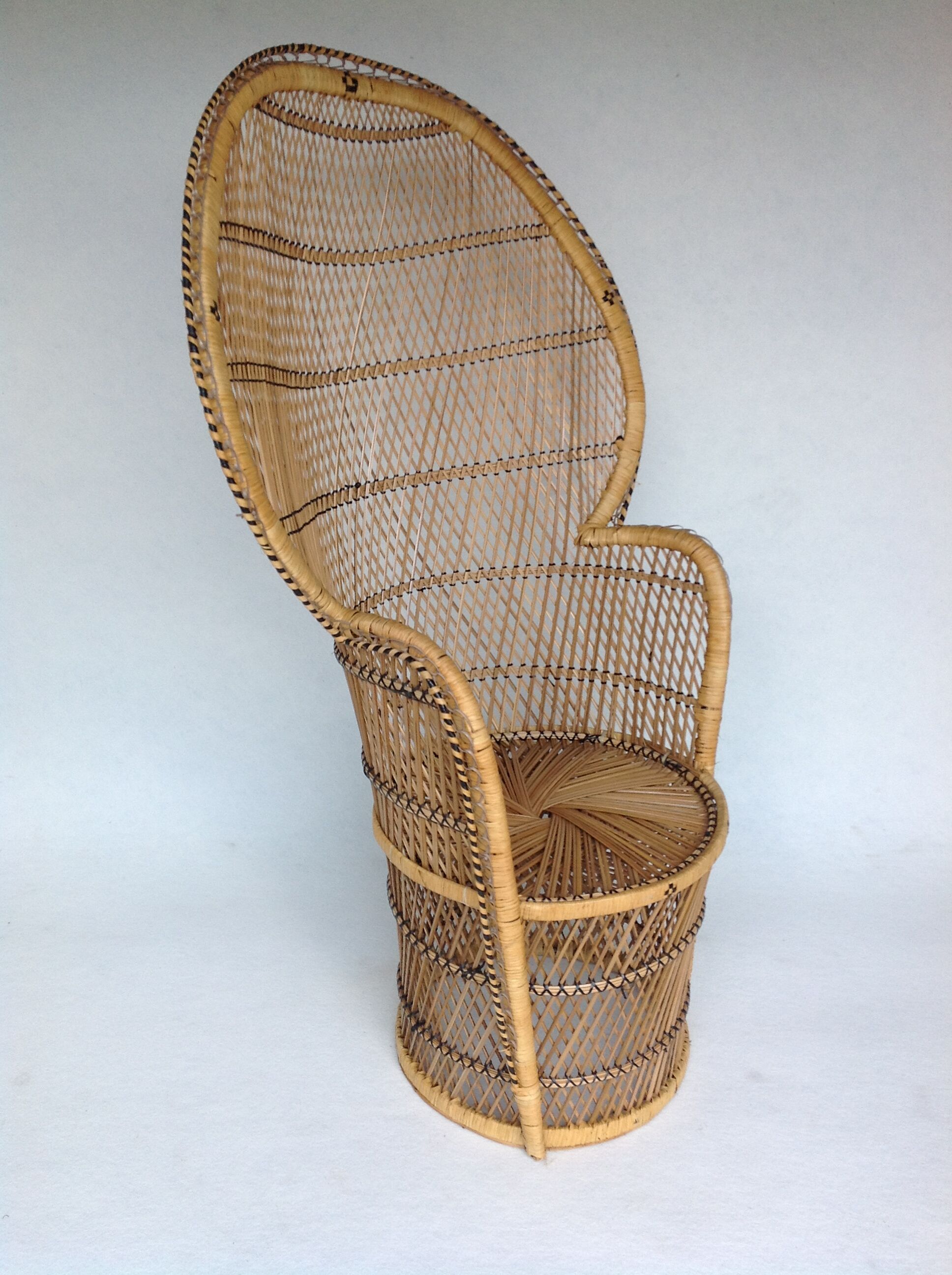 Emmanuelle armchair in rattan