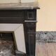 Belgian black marble fireplace without veining