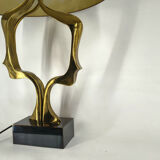 Bronze table lamp by Willy Daro, 1970s