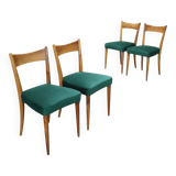 Four 1950s chairs