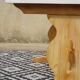 Wooden monastery table