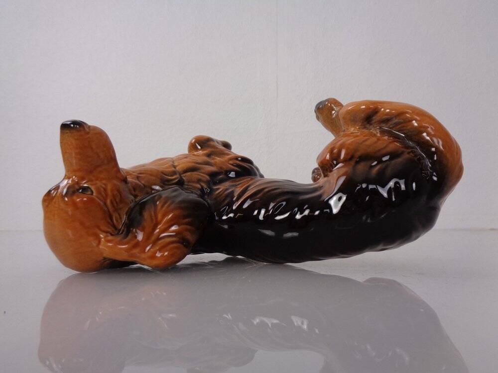 Porcelain Dachshund Figurine from Goebel, Germany, 1960s