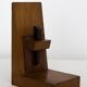 1960s wooden bookends