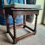 Set of 6 antique hazelwood chairs, 17th–18th century