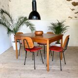 Scandinavian table teak rectangle 120x80