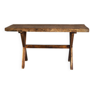 Table rustique ancienne bois massif (c.1900)
