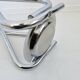 Chrome metal umbrella stand, space age, modernist, futuristic, 70's